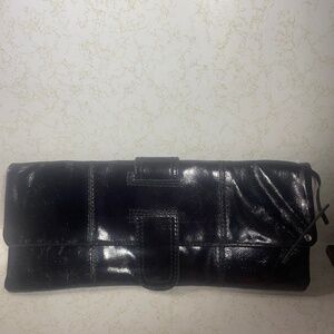 Beautiful soft patent leather clutch